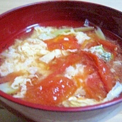コンソメトマトスープ